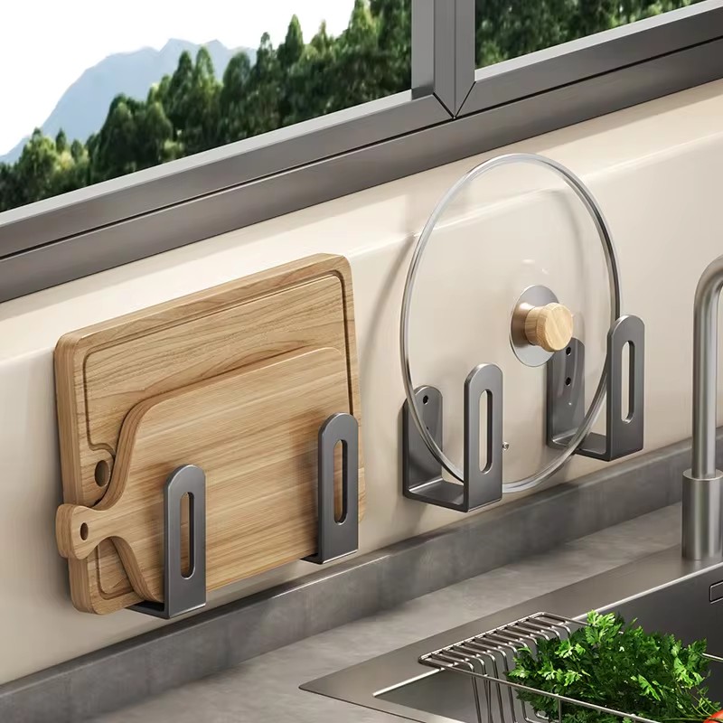 Home Kitchen Bathroom Marketing - 2 шт./компл., стеллаж для крышки кастрюли,