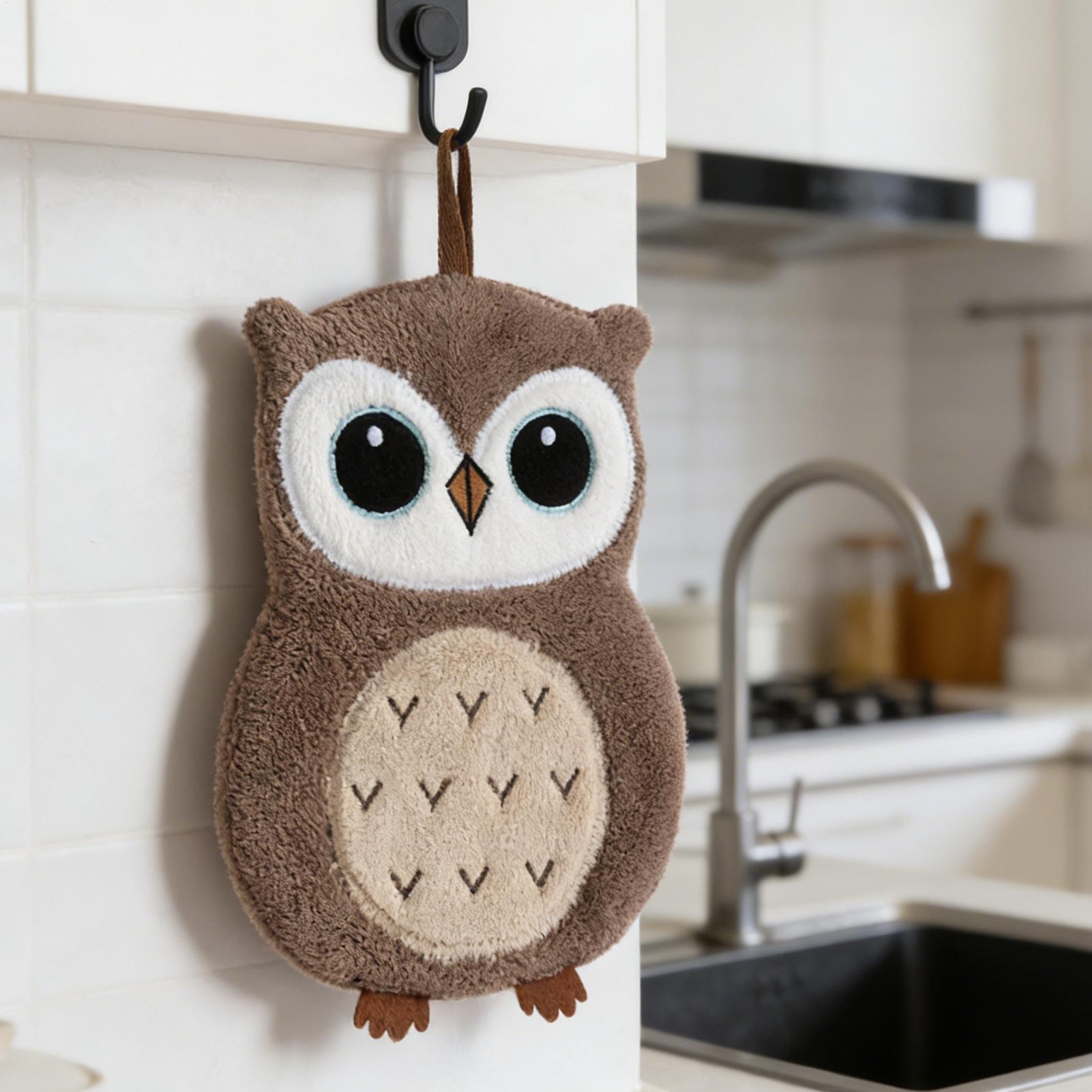Home Bathroom Towels - Полотенце для рук в форме совы,