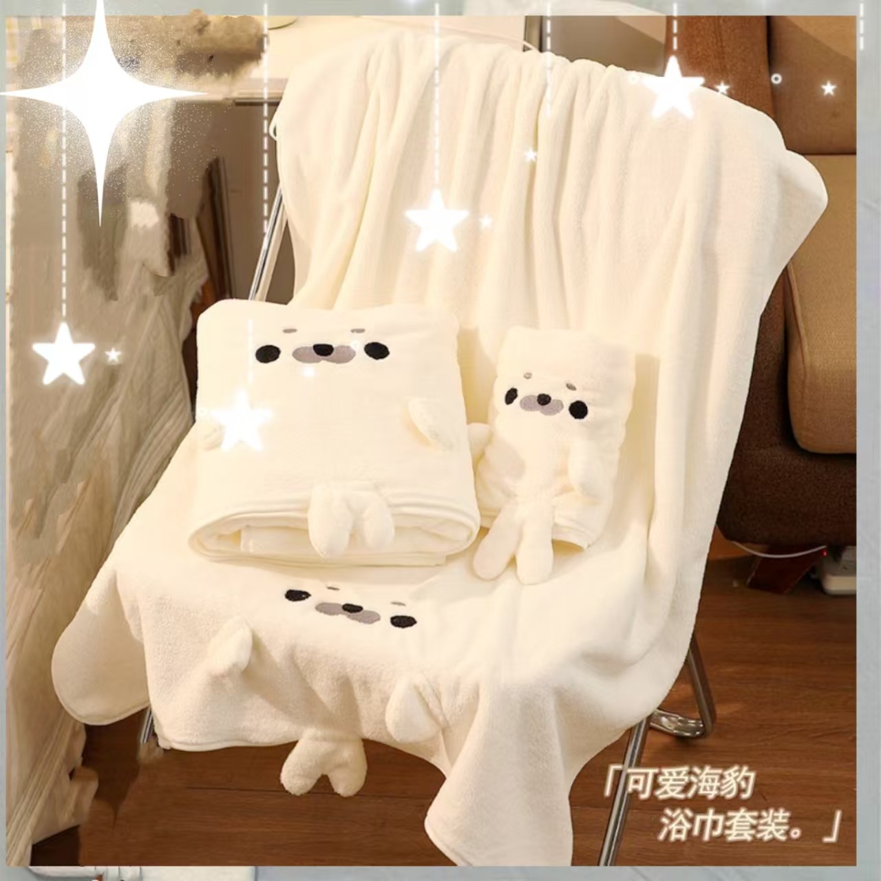 Home Bathroom Towels - Милый тюрбан для сушки волос из