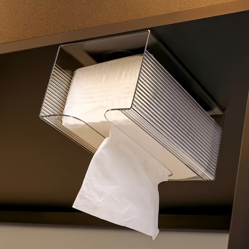 Home Bathroom Towels - Настенный прозрачный акриловый держатель для салфеток,