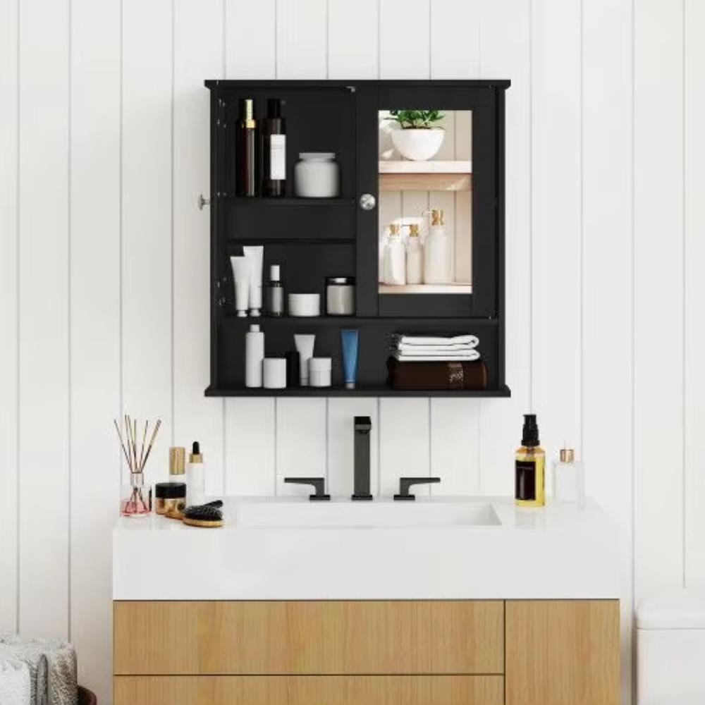 Bathroom Cabinet Mirror - Настенный органайзер для ванной комнаты с