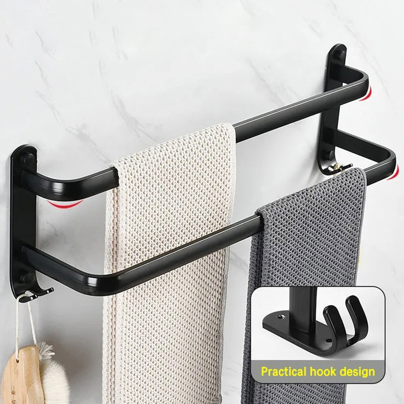 Home Bathroom Towels - Однослойный/двухслойный/трехслойный держатель для полотенец Вешалка для