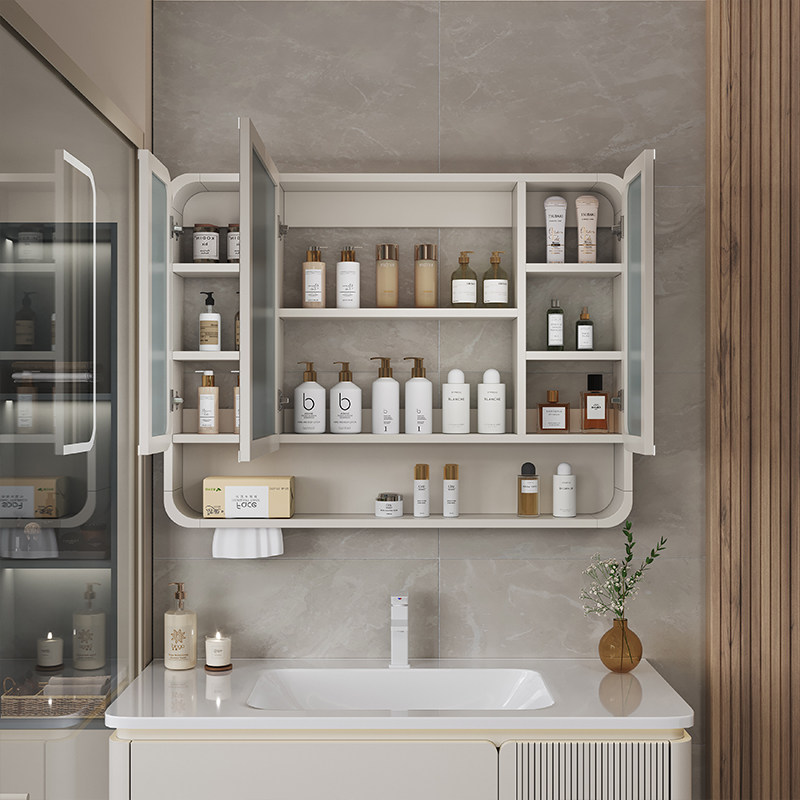 Органайзер-зеркало для ванной  – обзор и цена Bathroom Cabinet Mirror