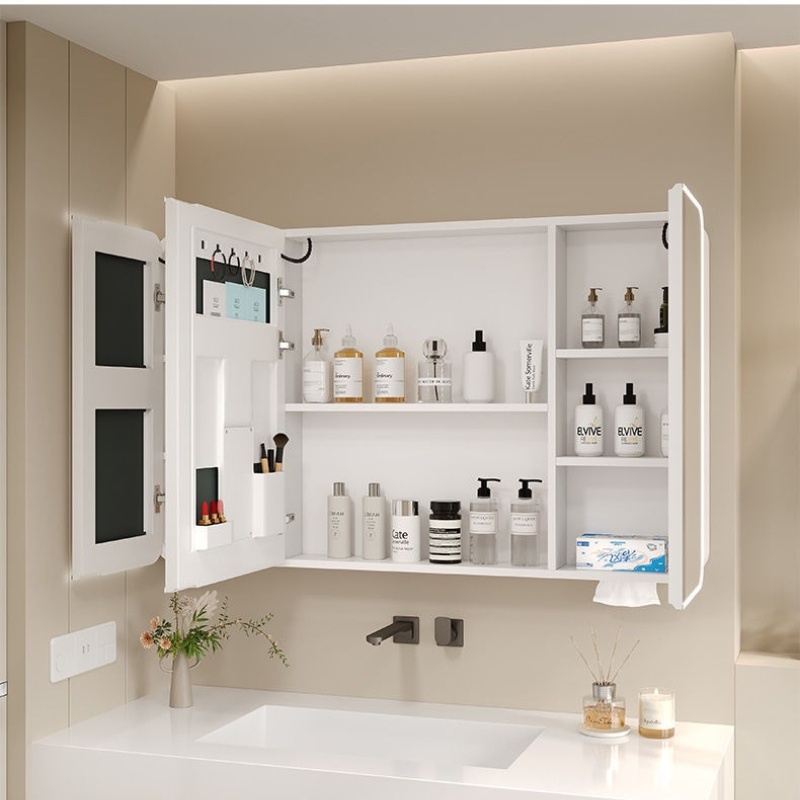 Зеркальный шкаф для ванной с L – обзор и цена Bathroom Cabinet Mirror
