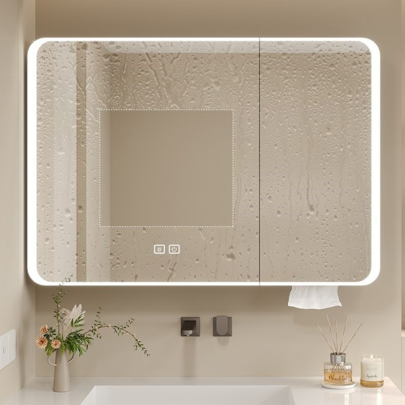 Зеркальный шкаф для ванной с L – обзор и цена Bathroom Cabinet Mirror
