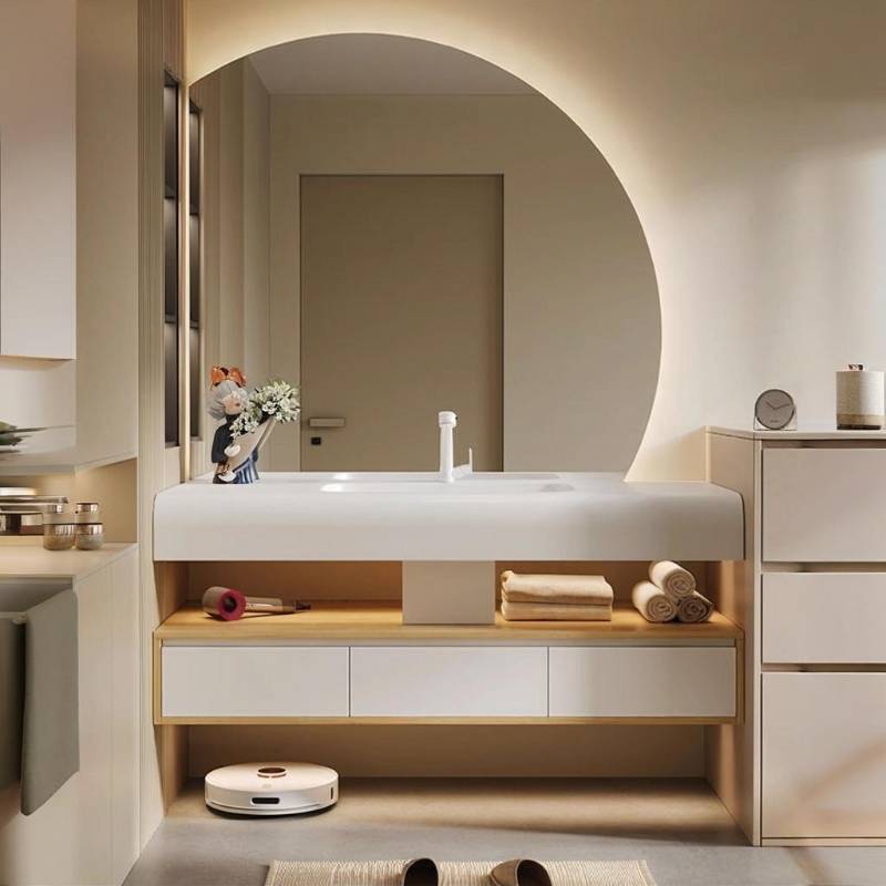 Круглое зеркало, шкаф для ванн – обзор и цена Bathroom Cabinet Mirror