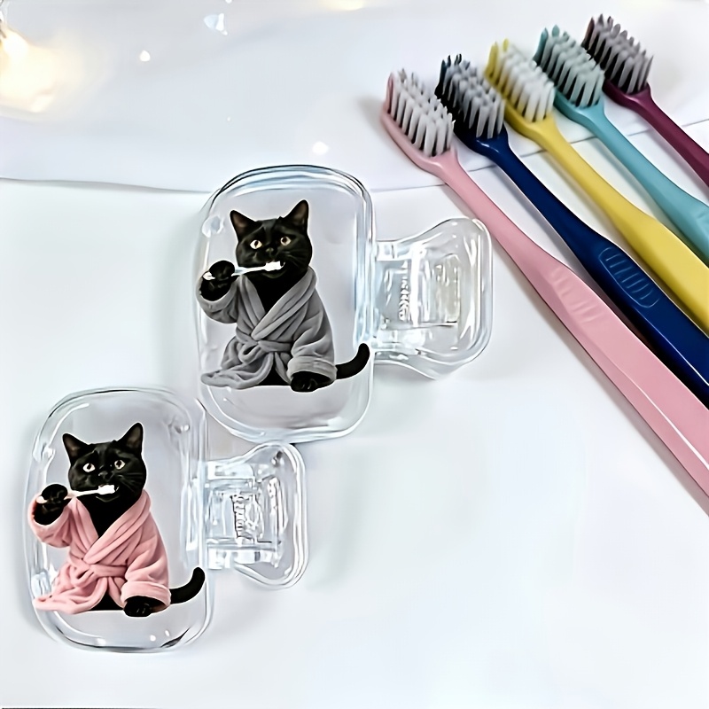 4 шт. черных чехла для зубных  – обзор и цена Home Essentials Bathroom Accessories