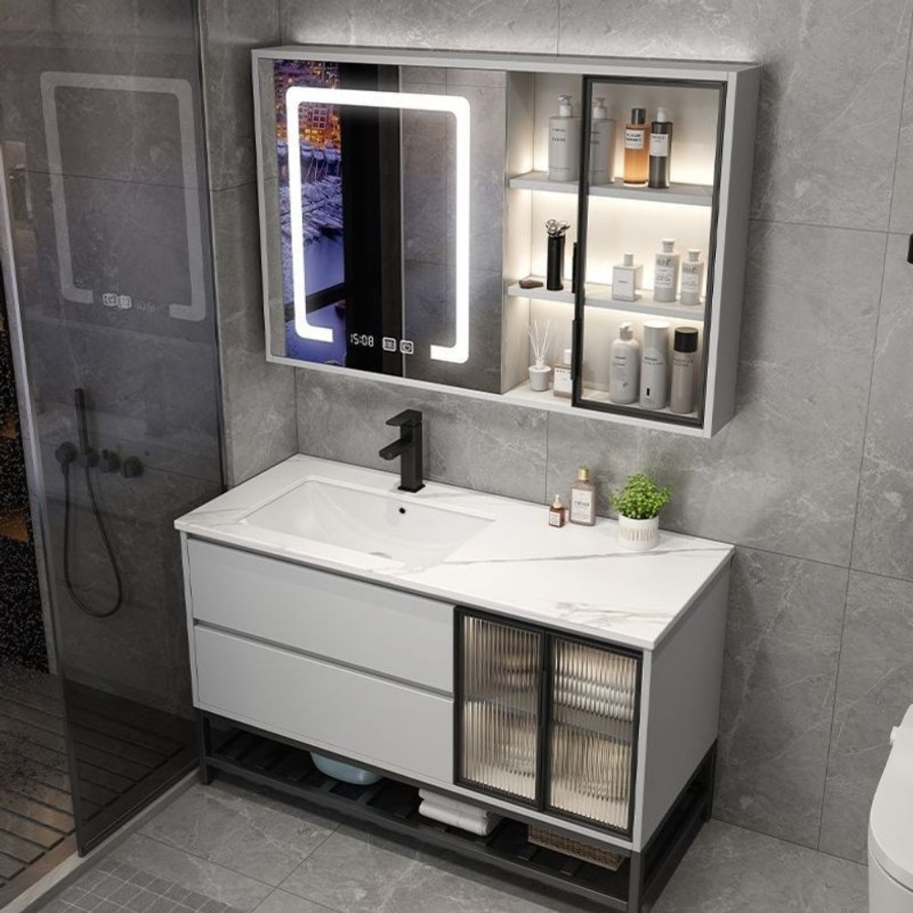 Элитный комплект мебели для ва – обзор и цена Bathroom Cabinet Mirror
