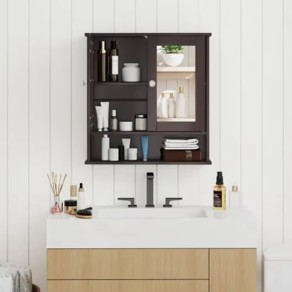 Настенный органайзер для ванно – обзор и цена Bathroom Cabinet Mirror